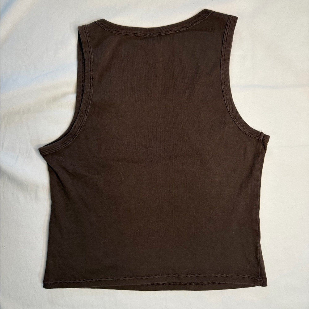 H&M Brown Tank Top 'Feelings' Graphic - Picture 3 of 3